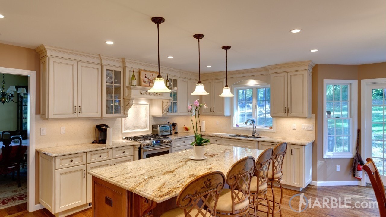 Top 5 Kitchen Countertop Choices for White Cabinets ...